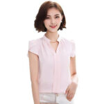 T-shirt OL Professional Women's Shirt Chiffon Shirt - Image 4